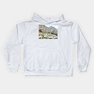 Ruins of Delphi Kids Hoodie